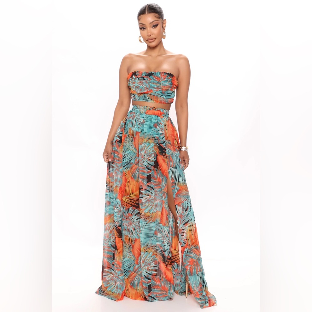 Fashion Nova Maui Mami Two-Piece Set